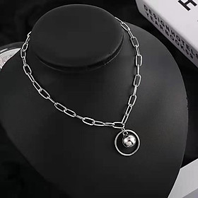 Dây chuyền vòng cổ quả tròn punk rock nam nữ
