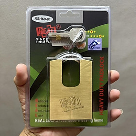 Mua Ổ khóa chống cắt REAL RSH60-01 thân đồng thau 4 chìa vuông - MSOFT