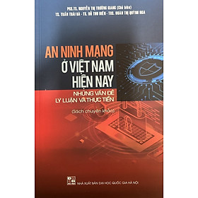 Hình ảnh An Ninh Mạng Ở Việt Nam Hiện Nay - Những Vấn Đề Lý Luận Và Thực Tiễn (Sách Chuyên Khảo)