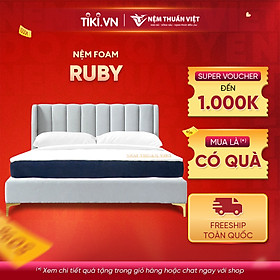 Mua (1m8x2mx10cm) Nệm Foam Thuần Việt Ruby - Nệm Foam Cao Cấp Thế Hệ Mới