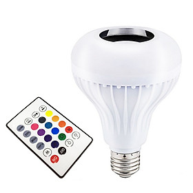 Đèn Led Thông Minh Tích Hợp Loa Điều Khiển Từ Xa E27