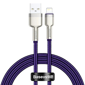 Cáp sạc và truyền dữ liệu tốc độ cao Baseus Cafule Series Metal Data Cable USB to IPhone - Hàng Chính Hãng