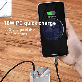 Mua Cáp Sạc Nhanh PD Baseus Horizontal Data PD 18W  Hàng Chính Hãng