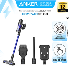 Mua Máy hút bụi cầm tay không dây EUFY HomeVac S11 Go (by Anker) - T2501 - Lực hút 20000 Pa - Công suất hút 120AW - Hàng chính hãng bảo hành 1 năm