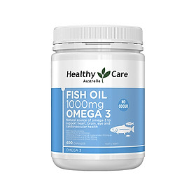 Australia Healthy Care Fish Oil 1000Mg Omega 3 400 Capsules
