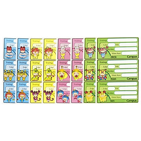 Bộ 2 Nhãn Vở Campus Zodiac (4 Tờ/xấp)