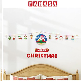 Dây Hình Gỗ Treo Tường Trang Trí Giáng Sinh - Bách Mộc - Ho Ho Ho