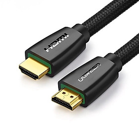 Cáp tín hiệu HDMI 2.0 Cao Cấp Hỗ Trợ 3D 4K60Hz dài 10M màu đen UGREEN HD40414Hd118 Hàng chính hãng