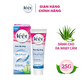 Kem tẩy lông cho da nhạy cảm Veet Silk Fresh - QuaTangMe Extaste