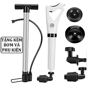 Mua Súng Thông Tắc Bồn Cầu Cống Nhà Vệ Sinh Bằng Khí Nén Áp Lực Siêu Mạnh - Hàng chính hãng