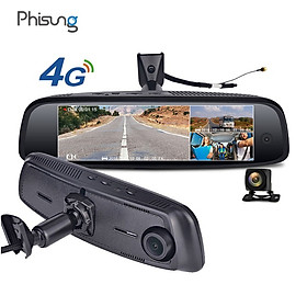 Mua Camera hành trình cao cấp Phisung E09-3 tích hợp 3 camera  4G  Android  Wifi - Hàng Chính Hãng