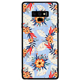 Ốp lưng viền TPU cho điện thoại Samsung Galaxy Note 9 - Flower 16