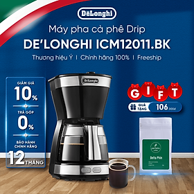 [Hàng chính hãng] Máy pha cà phê drip DeLonghi ICM12011.BK