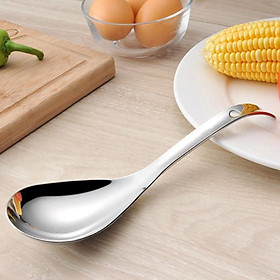 Mua Muôi múc canh V12 - Vá muỗng inox sáng bóng HÀNG DÀY ĐẸP