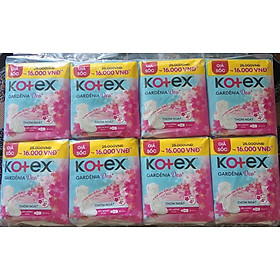 Combo 8 Gói Băng Vệ Sinh Kotex Hoa Anh Đào Gardenia Deo+ 23cm Siêu Mỏng Cánh Siêu Khử Mùi (6 miếng) - HSD luôn mới