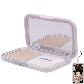 Phấn nén trang điểm siêu mịn Mira Two Way Cake Hàn Quốc 12g No.23 Natural Beige tặng kèm móc khoá