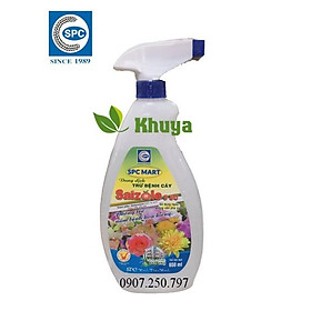 Dung dịch trừ bệnh cây SPC Saizole 5SC chai 650ml Phòng trừ Nấm Bệnh Hoa Kiểng