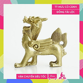 Mua Tượng Tỳ Hưu bằng đồng có cánh chiêu tài 5cm