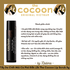 Tẩy Da Chết Môi Cà Phê Đắk Lắk The Cocoon Lip Scrub 5g