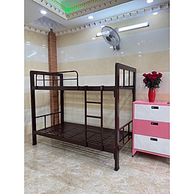 Mua Giường hai tầng sắt hộp cao cấp tầng dưới 1m tầng trên 1m