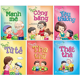 Nơi bán Bộ Gieo Mầm Tính Cách 2- Combo 6 Cuốn:  Yêu Thương, Tha Thứ, Thật Thà, Công Bằng, Tử Tế, Mạnh Mẽ (Tái Bản) - Giá Từ -1đ