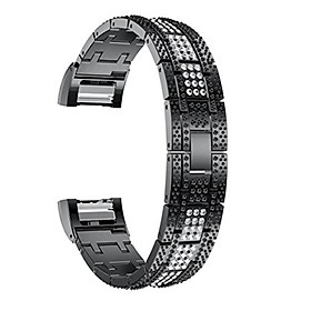 High Quality Watch Band Zinc Alloy Women Fashion Simple Style Wrist Strap for Fitbit Charge 2
