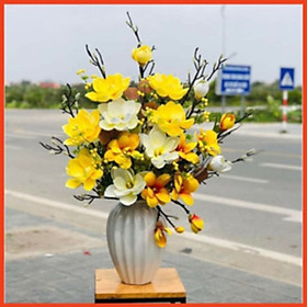 Mua Bình hoa mộc lan cao cấp hoa lụa đẹp trang trí phòng khách sang trọng  quà tặng khai trương  khánh thành  quà tặng cô giáo nhiều mẫu đẹp