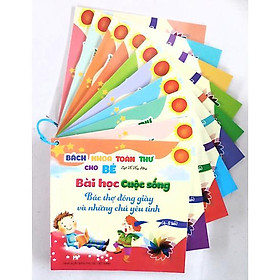 Sách - Bách Khoa Toàn Thư Cho Bé 4-8 tuổi - Song ngữ Anh Việt (Bộ 10 cuốn) - ndbooks