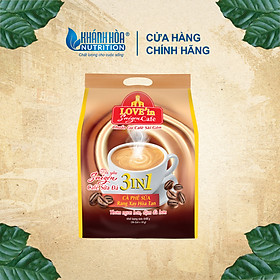 Cà Phê Sữa Rang Xay Hòa Tan 3IN1 LOVE’IN SAIGON CAFE - Khánh Hòa NutriFoods Thơm Ngon Hơn, Đậm Đà Hơn (Túi 18 gói x 18g)