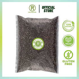 2KG Hạt Chia Đen Hữu Cơ Mỹ Real Food Black Chia Seed Organic