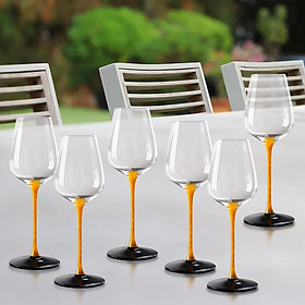 6x Red Wine Glass Goblet Drinking Cup Tasting Cup Champagne Glasses for Anniversary Party