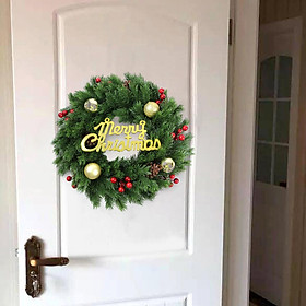Faux Christmas Wreath Home Decor Holiday Garland for Office Festival Wedding