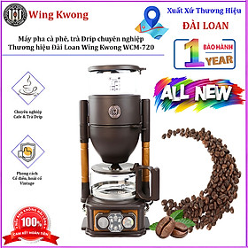 Mua Máy pha cà phê  trà Drip cao cấp - Dòng máy chuyên nghiệp. Thương hiệu Đài Loan Wing Kwong cao cấp WCM-720. HÀNG CHÍNH HÃNG