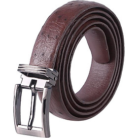 Thắt Lưng Nữ Da Đà Điểu Da Hột Huy Hoàng HT5422 - Nâu Đất