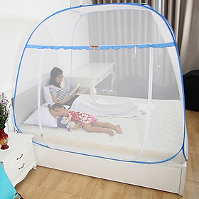 Mua Mùng Chụp Tự Bung Cao Cấp Mộc Miên - Đỉnh Rộng 1m6x 2m