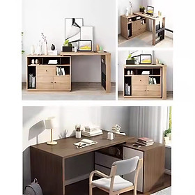 Mua Bàn Ăn uống Xoay 360 Độ Bàn máy tính Bàn gấp chức năng Kết nối Bàn hình chữ L Bản lề