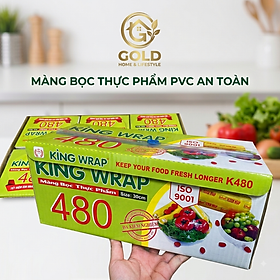 Màng bọc thực phẩm KING WRAP 480 (30cm x 100 mét)