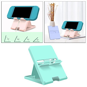 Foldable Console Holder Stand Charging Dock Station Display Multi-Angle Adjustable Accessories for Switch Lite for Animal Crossing Tablet Desktop