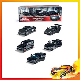 Bộ 5 Xe Mô Hình MAJORETTE Black Edition 5 Pieces Giftpack - 212053174