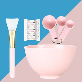 Bộ dụng cụ tự làm mặt nạ cho phụ nữ (tô + bàn chải + muỗng đong + cọ)