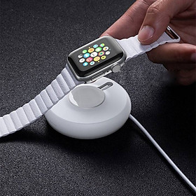 Đế Sạc không dây hỗ trợ sạc nhanh cho Apple Watch series 1 / 2 / 3 / 4 hiệu Baseus Yoyo (sạc nhanh 2.5W, nhỏ gọn tiện dụng, lực hít nam châm, sạc đầy trong 2.5h) - hàng nhập khẩu