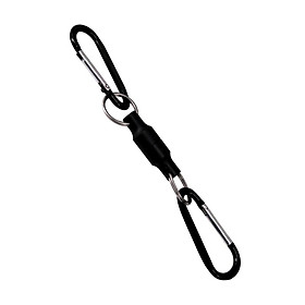 Net Holder Clip Keychain Hook Carabiner Powerful Release Keeper