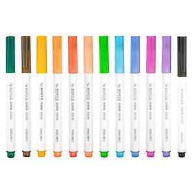 Set Bút Dạ Bảng Trắng Đa Năng Deli - 8/12 Màu - Viết Trên Nhiều Chất Liệu - 1 Hộp - S504/S506