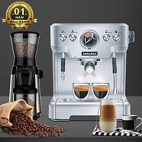 Mua COMBO MÁY XAY VÀ PHA CAFE ESPRESSO KAHCHAN-EP9149_CG9129 -HÀNG CHÍNH HÃNG-250 KHÁCH/ NGÀY