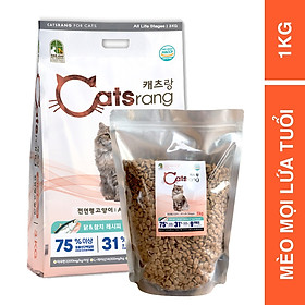 [DATE MỚI] [ 5KG ] - Thức ăn hạt Cho Mèo Mọi Lứa Tuổi Catsrang chính hãng
