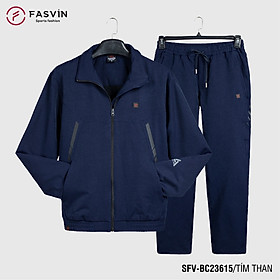 Bộ Quần Áo Thể Thao Nam Fasvin BC23615.HN Chất Vải Gió Hai Lớp Lót Nỉ Dầy Dặn Ấm Áp.