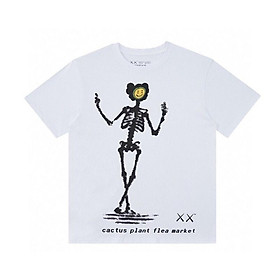 Áo Thun Cotton Tay Ngắn Dáng Rộng In Hình Đầu Lâu KPOP BTS J-HOPE
