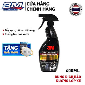 Chai Xịt Bảo Dưỡng Và Phủ Bóng Lốp Xe 3M 39042 LT Tire Dressing 400ml