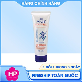 Gel Tẩy Trang Nóng Sạch Sâu Và Dưỡng Ẩm Da Hatomugi Reihaku Hatomugi Hot Cleansing Gel (Tuýp 200 G)