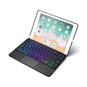 Mua Bàn phím bluetooth 7 màu đèn nền có chuột touchpad tiện lợi cho ipad 10.2 và ipad 10.5 inch - Hàng chính hãng